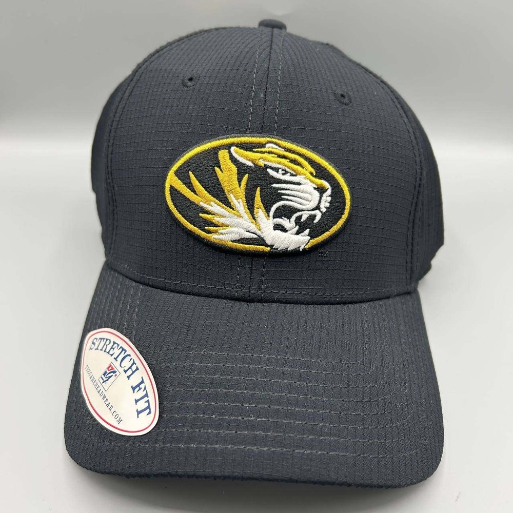 Vintage University of Missouri Tigers Hat Men M-L The Game Stretch Fitted New